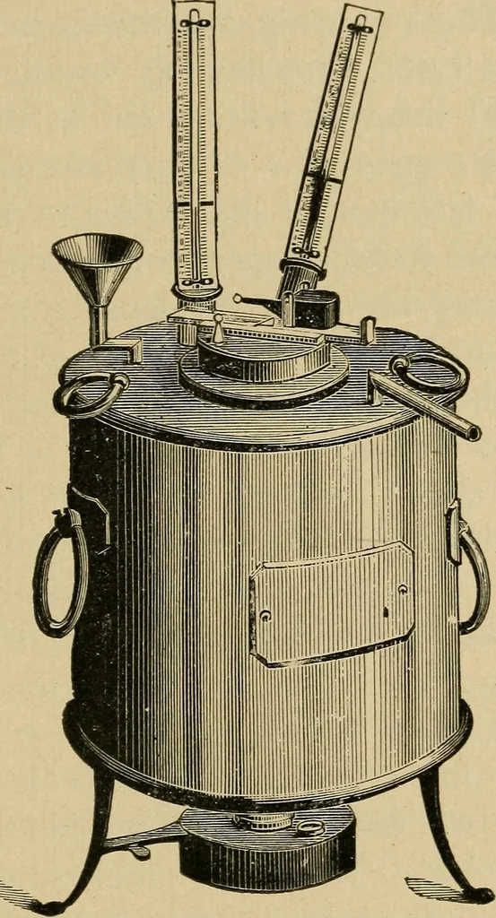 An illustration from The design and construction of oil engines;, 1900, leaf 107