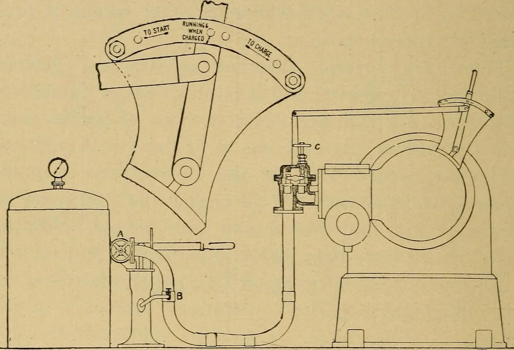 An illustration from The design and construction of oil engines;, 1900, leaf 122