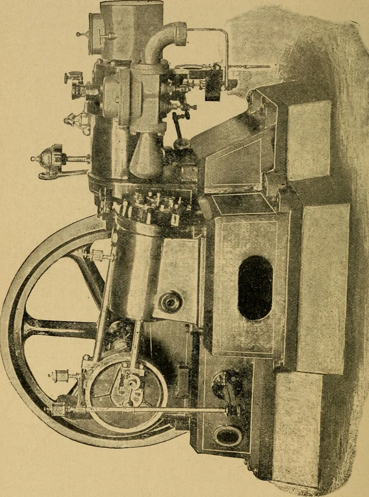 An illustration from The design and construction of oil engines;, 1900, leaf 140