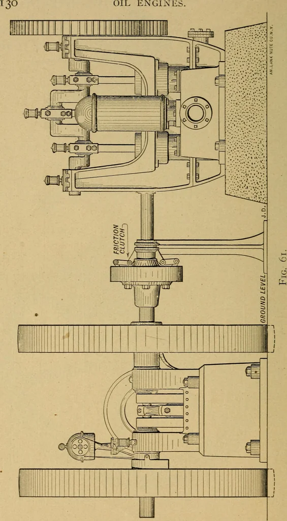 An illustration from The design and construction of oil engines;, 1900, leaf 146