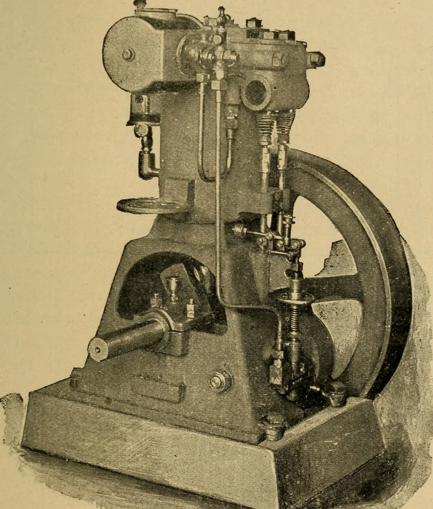 An illustration from The design and construction of oil engines;, 1900, leaf 191