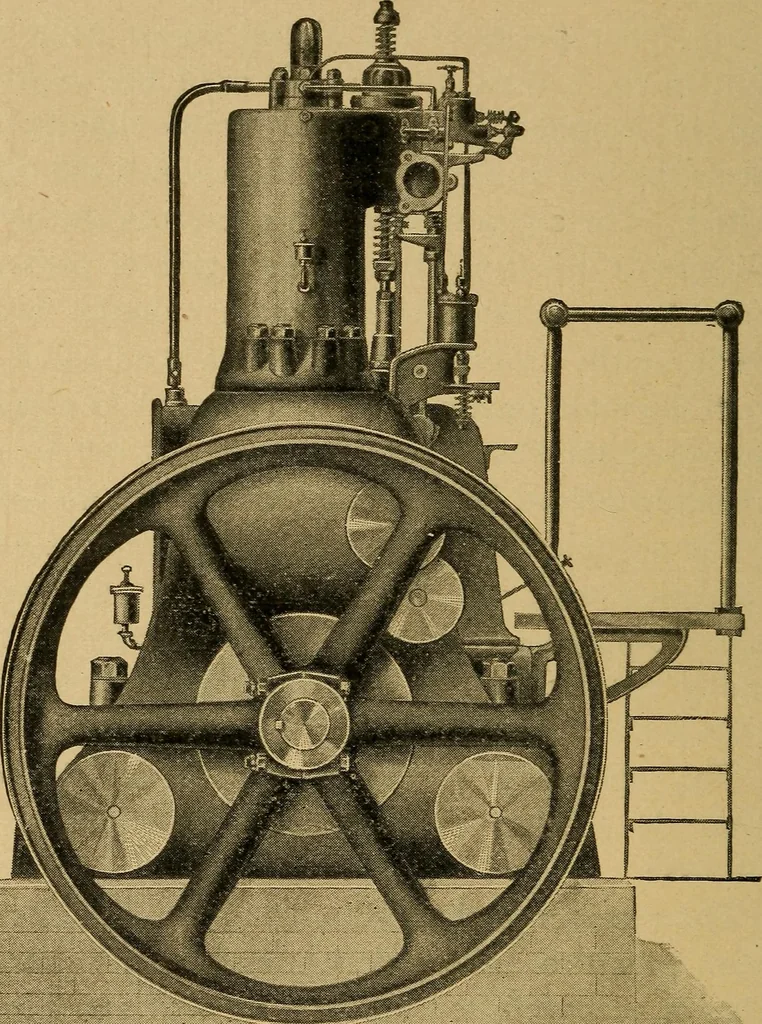 An illustration from The design and construction of oil engines;, 1900, leaf 194