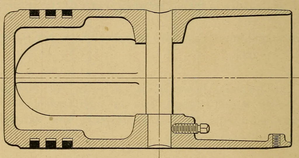An illustration from The design and construction of oil engines;, 1900, leaf 50