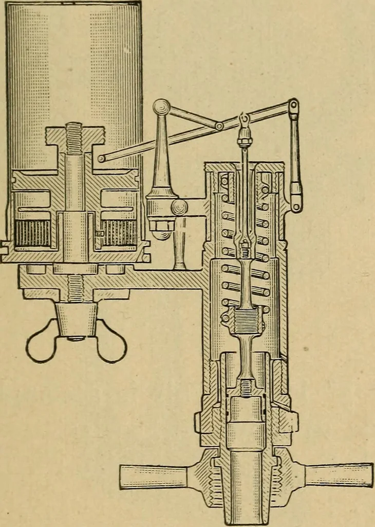 An illustration from The design and construction of oil engines;, 1900, leaf 81
