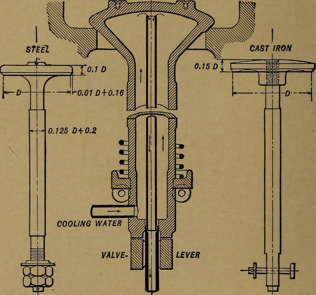 An illustration from The design and construction of oil engines, 1910, leaf 103