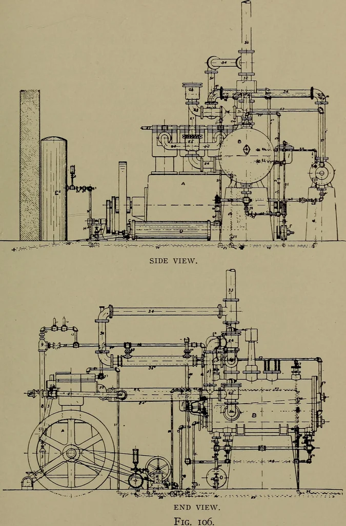 An illustration from The design and construction of oil engines, 1910, leaf 338
