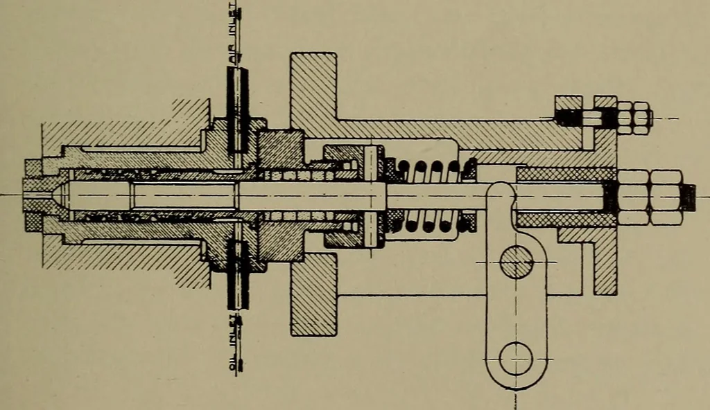 An illustration from The design and construction of oil engines, 1910, leaf 52