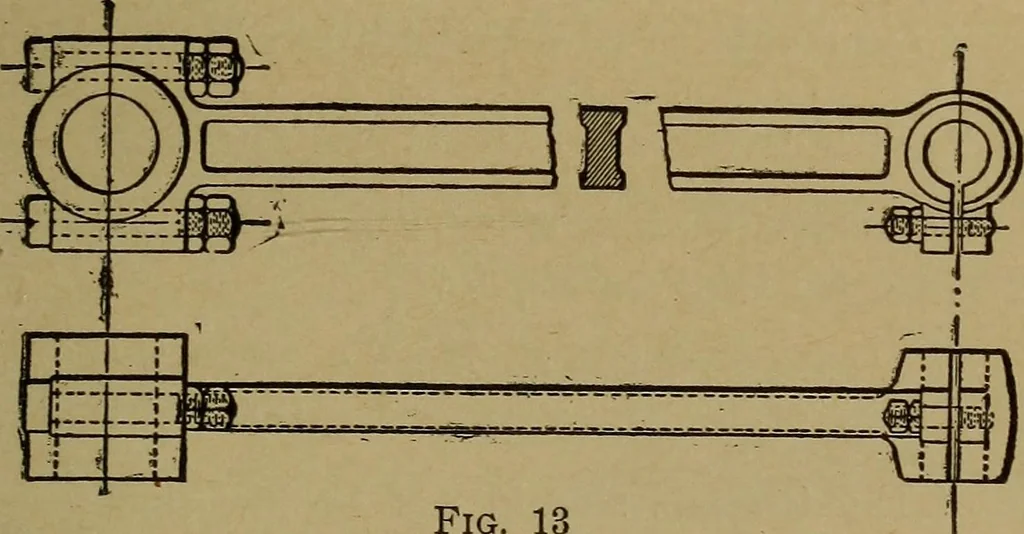 An illustration from The design and construction of oil engines, 1910, leaf 82