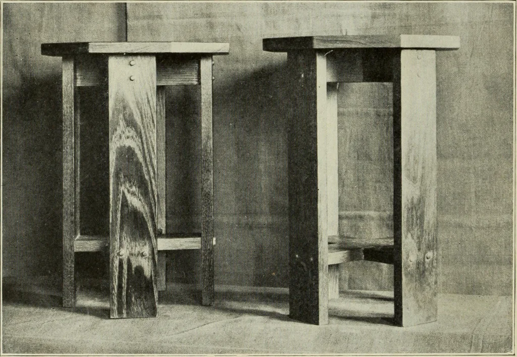 An illustration from Design and construction in wood, 1916, leaf 100