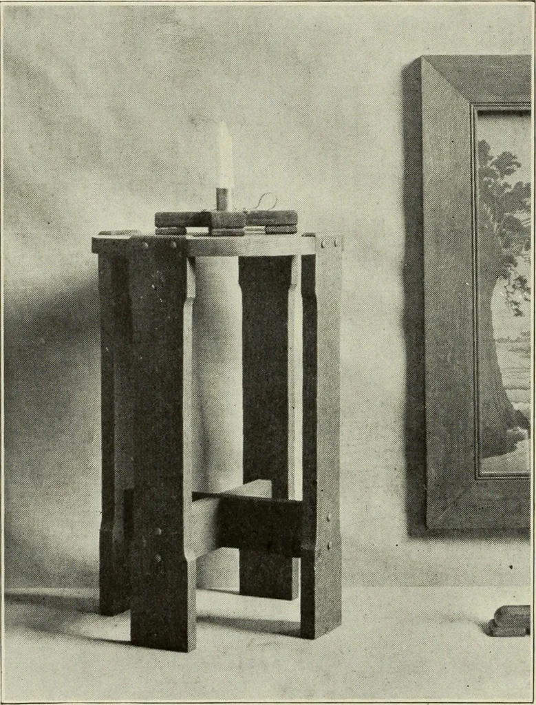 An illustration from Design and construction in wood, 1916, leaf 110