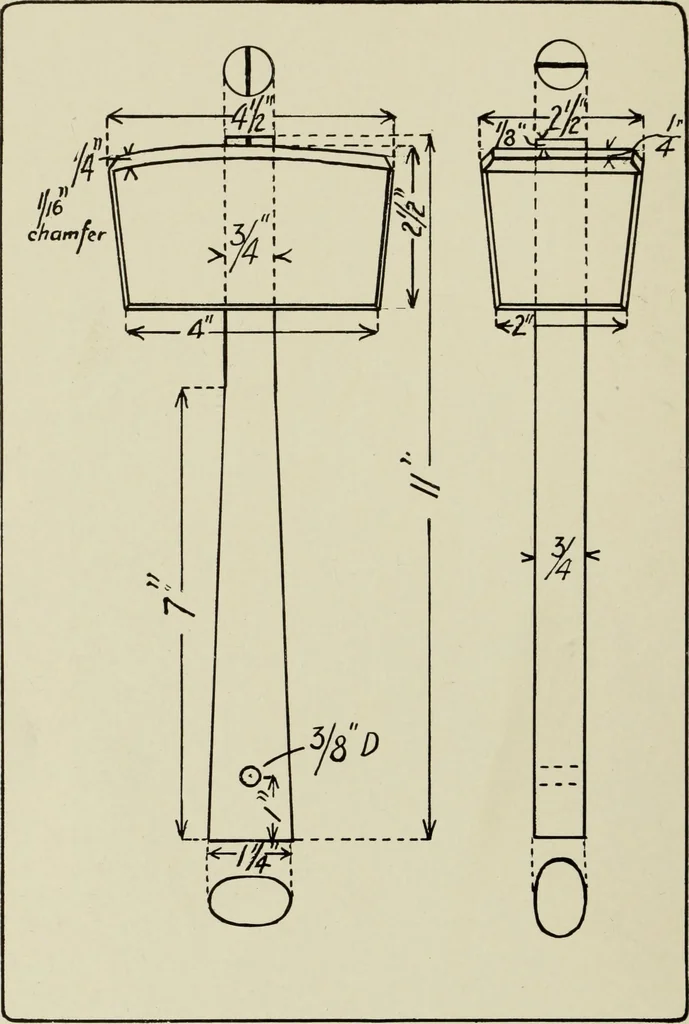 An illustration from Design and construction in wood, 1916, leaf 116