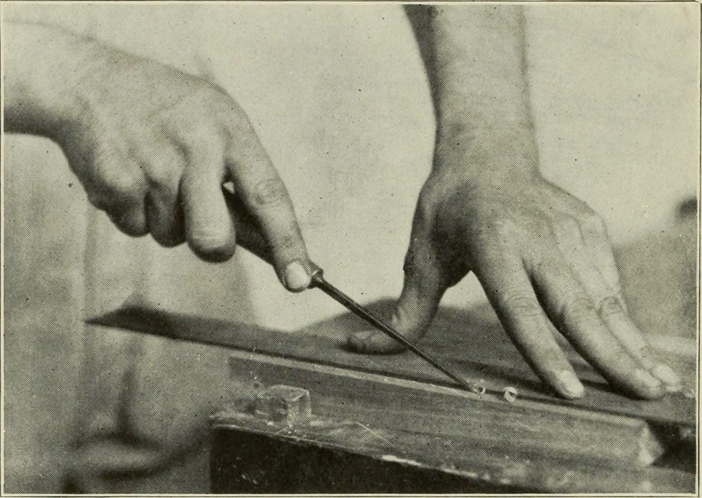 An illustration from Design and construction in wood, 1916, leaf 130