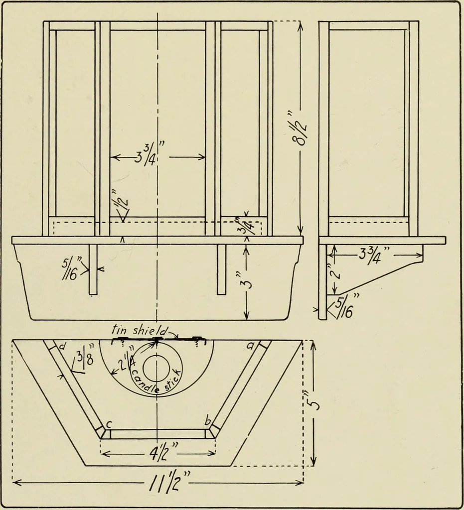 An illustration from Design and construction in wood, 1916, leaf 155