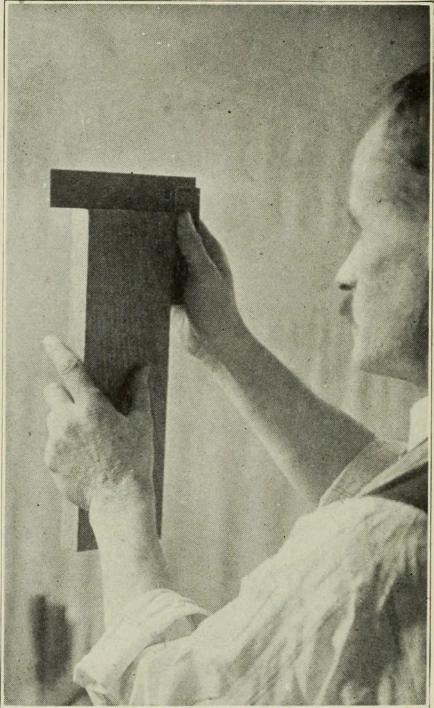 An illustration from Design and construction in wood, 1916, leaf 44
