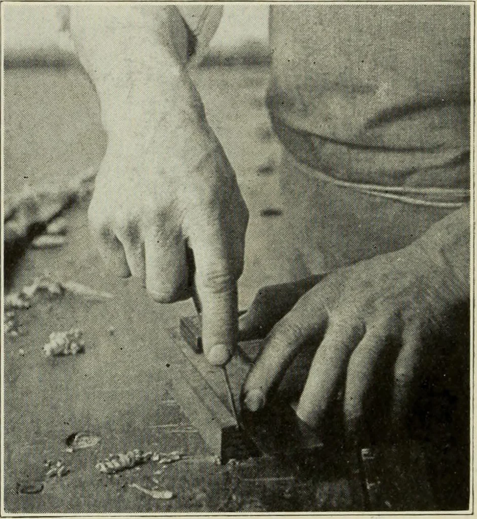 An illustration from Design and construction in wood, 1916, leaf 48