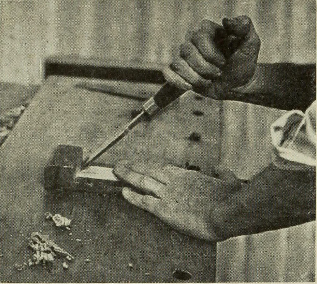 An illustration from Design and construction in wood, 1916, leaf 52