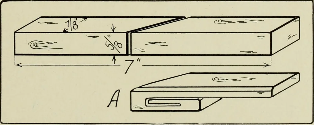 An illustration from Design and construction in wood, 1916, leaf 55