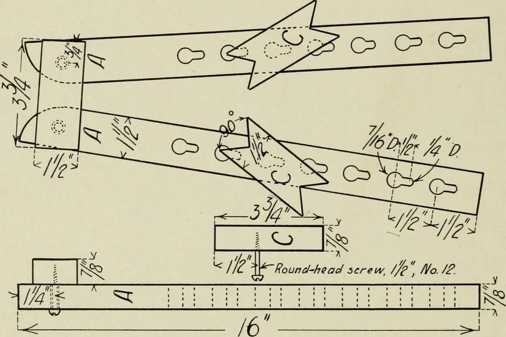 An illustration from Design and construction in wood, 1916, leaf 58