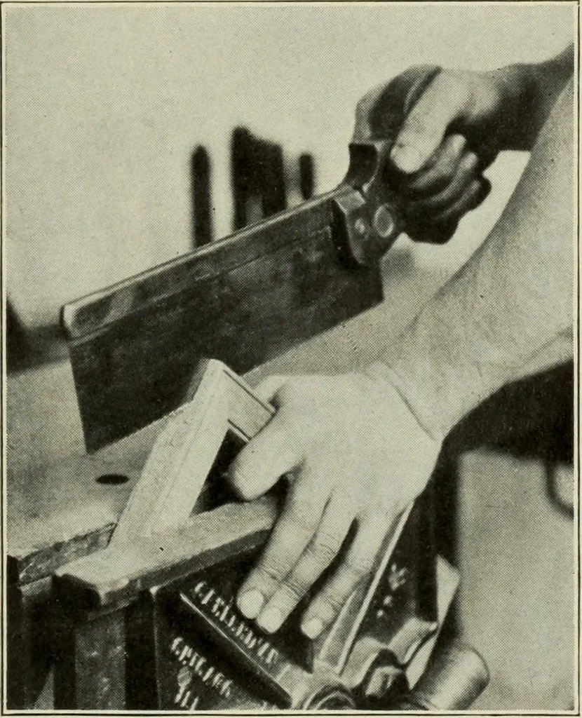 An illustration from Design and construction in wood, 1916, leaf 75