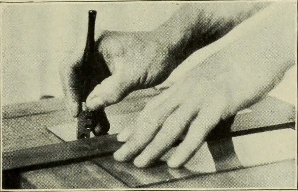 An illustration from Design and construction in wood, 1916, leaf 77