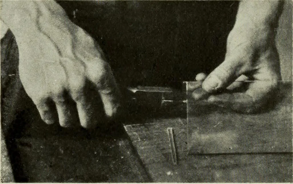 An illustration from Design and construction in wood, 1916, leaf 77