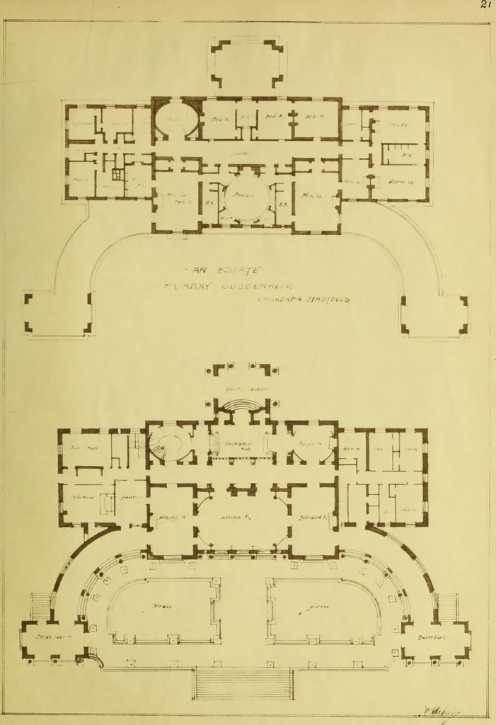 An illustration from A design for a country estate, 1910, leaf 52
