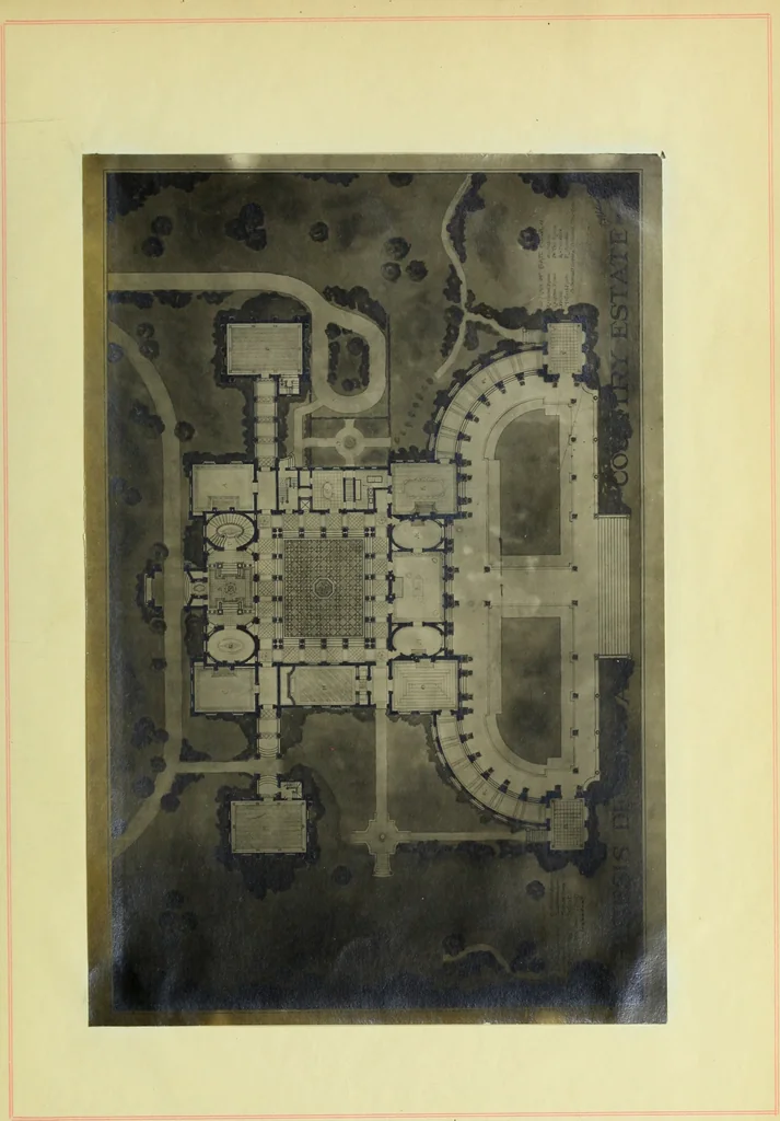 An illustration from A design for a country estate, 1910, leaf 58