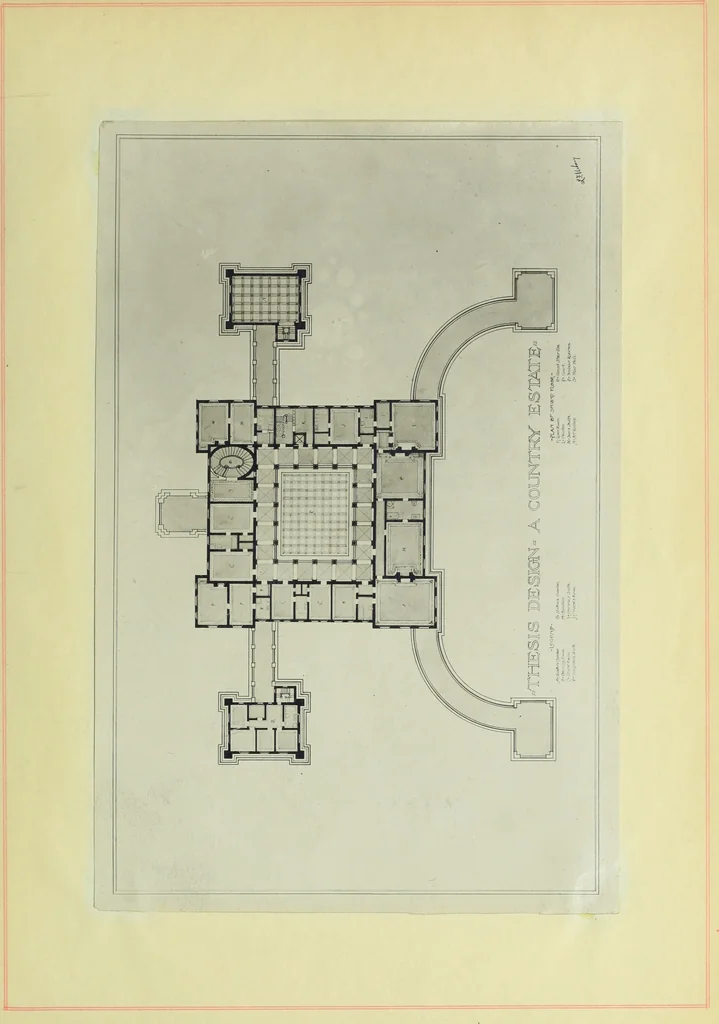 An illustration from A design for a country estate, 1910, leaf 60