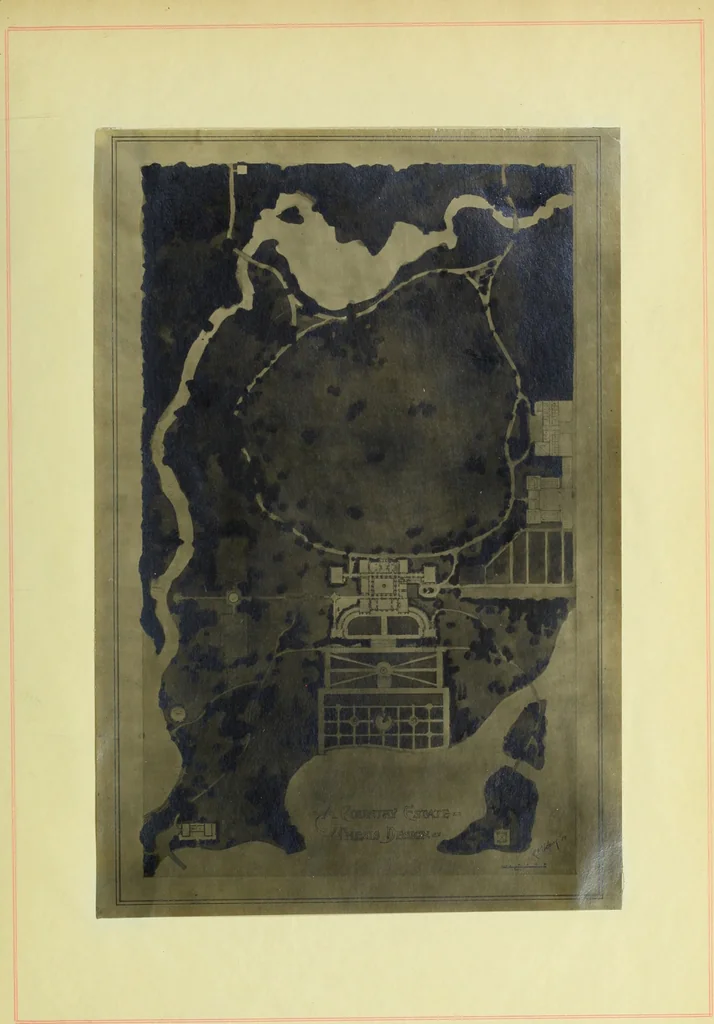 An illustration from A design for a country estate, 1910, leaf 62