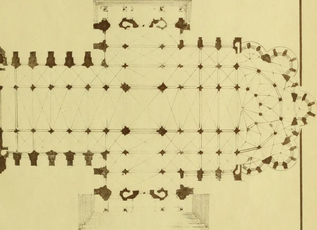 An illustration from A design for an Episcopal cathedral, 1910, leaf 20