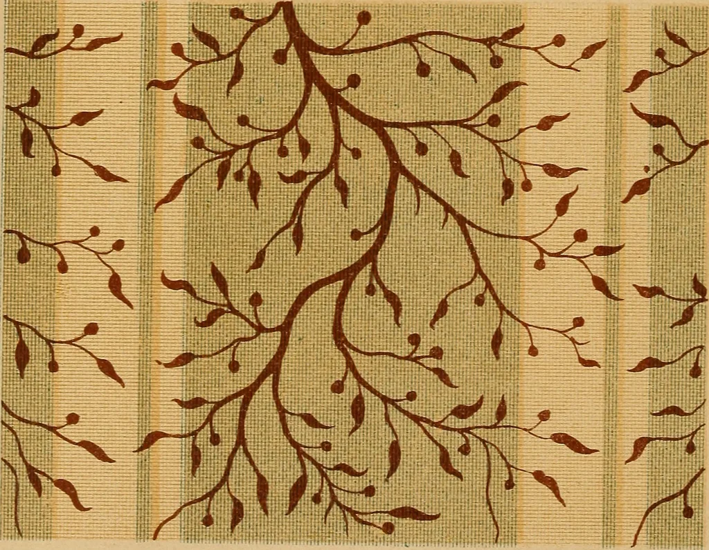 An illustration from Design in textile fabrics, 1888, leaf 141