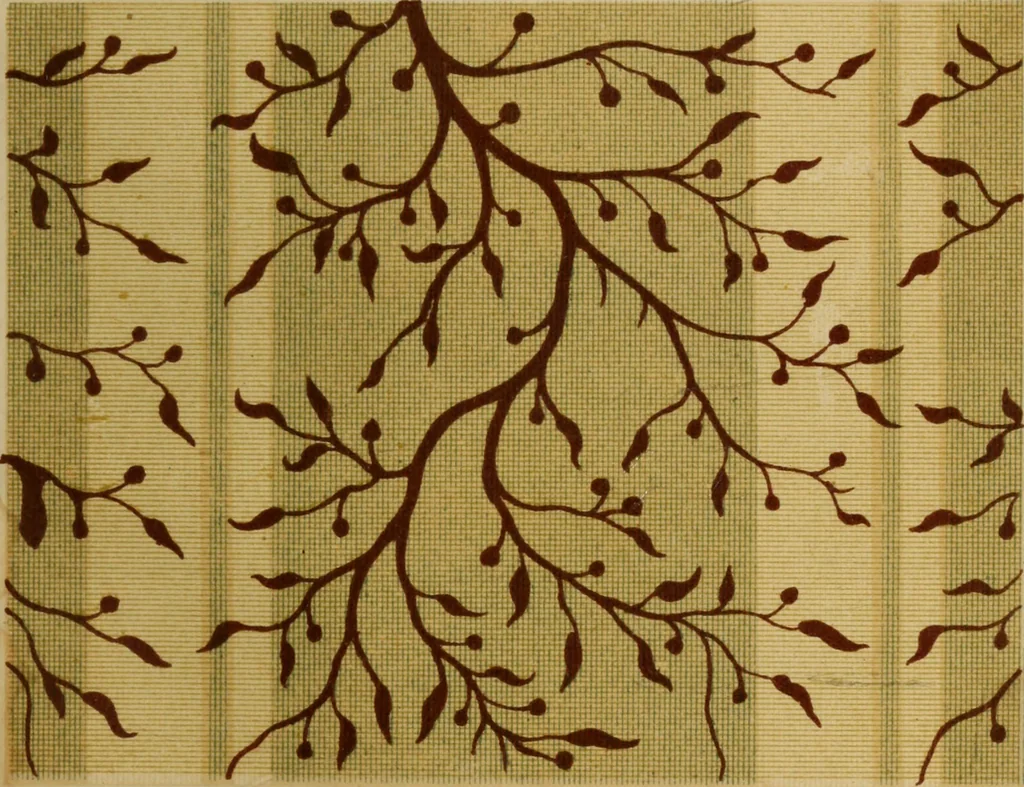 An illustration from Design in textile fabrics, 1883, leaf 142