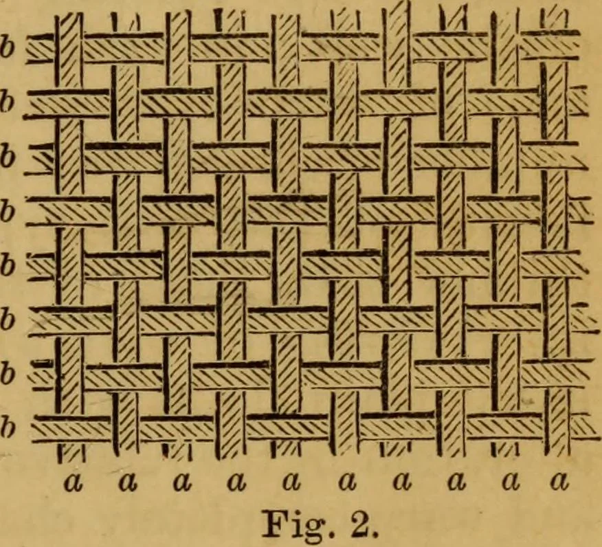 An illustration from Design in textile fabrics, 1883, leaf 18
