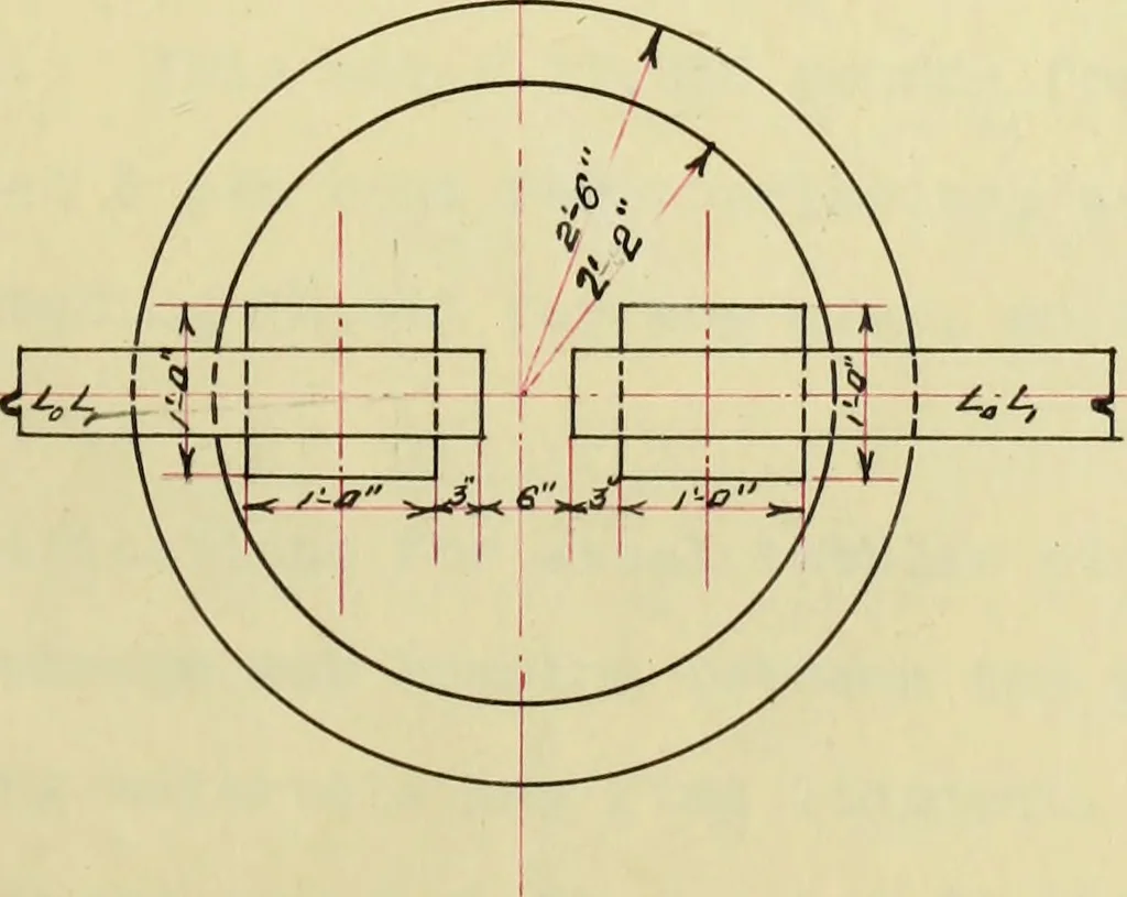 An illustration from Design of a highway bridge, 1910, leaf 24