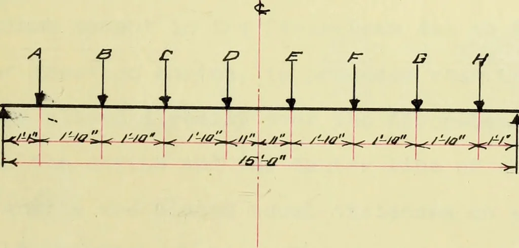 An illustration from Design of a highway bridge, 1910, leaf 58