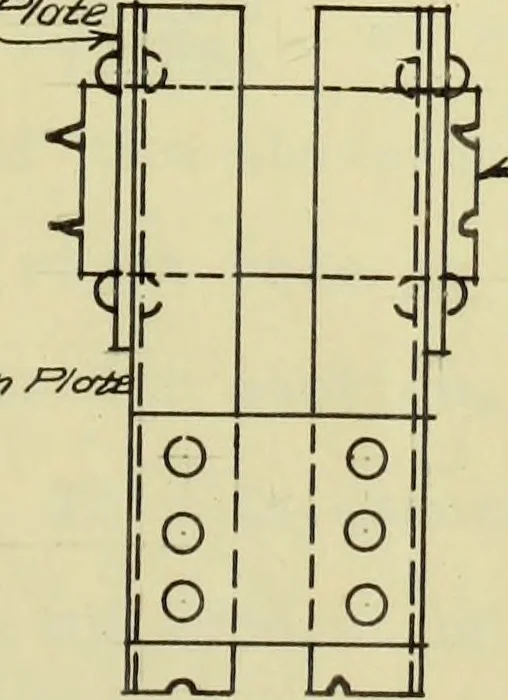 An illustration from Design of a highway bridge, 1910, leaf 72