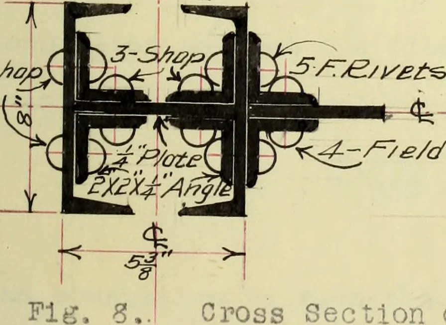 An illustration from Design of a highway bridge, 1910, leaf 98