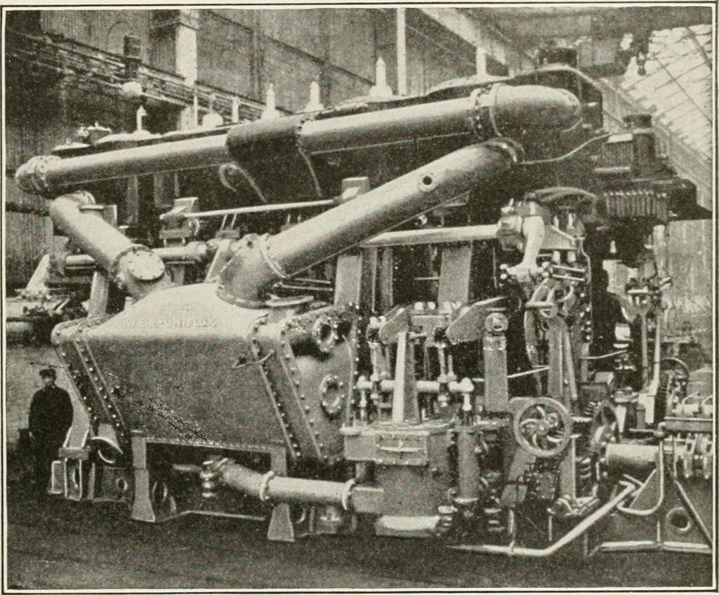An illustration from The design of marine engines and auxiliaries, 1916, leaf 176