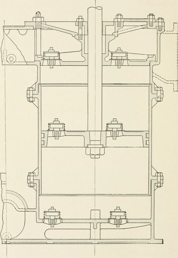 An illustration from The design of marine engines and auxiliaries, 1916, leaf 179
