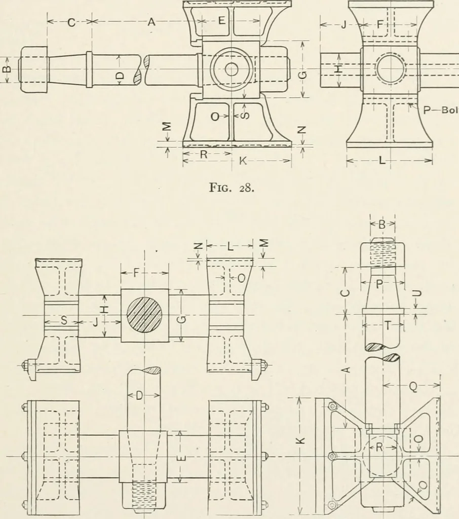 An illustration from The design of marine engines and auxiliaries, 1916, leaf 72