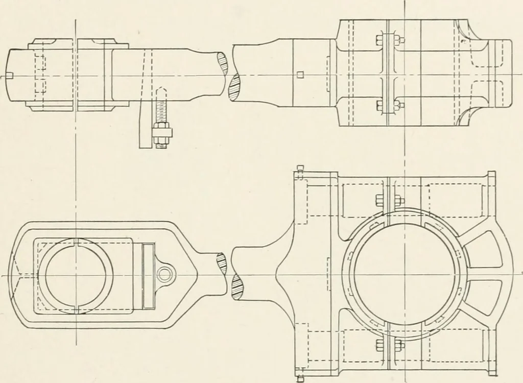 An illustration from The design of marine engines and auxiliaries, 1916, leaf 76