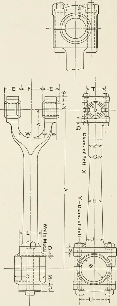 An illustration from The design of marine engines and auxiliaries, 1916, leaf 77