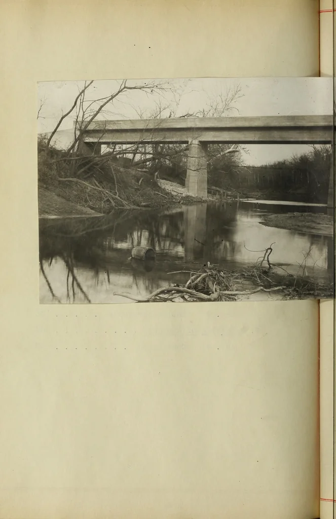 An illustration from Design of a reinforced-concrete deck-girder highway bridge, 1913, leaf 9