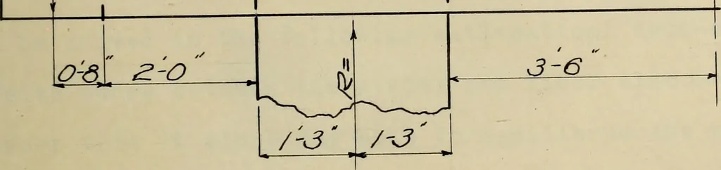 An illustration from Design of a reinforced-concrete highway bridge, 1913, leaf 102