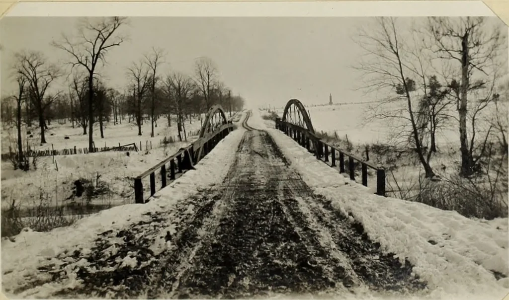 An illustration from Design of a reinforced-concrete highway bridge, 1913, leaf 14