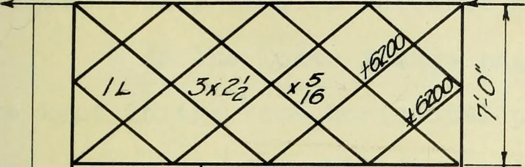 An illustration from Design of a steel highway bridge, 1913, leaf 112