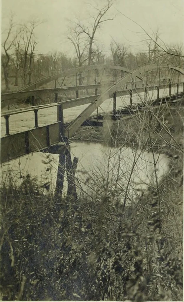 An illustration from Design of a steel highway bridge, 1913, leaf 24