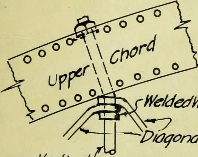 An illustration from Design of a steel highway bridge, 1913, leaf 24