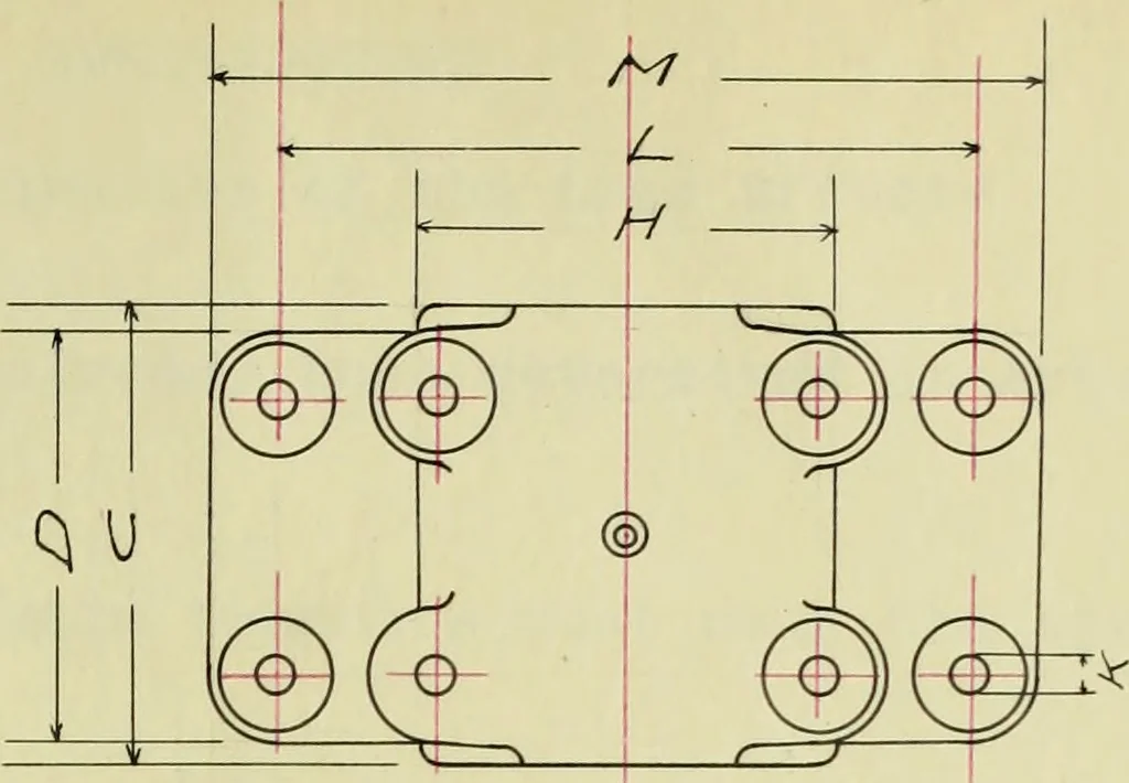 An illustration from Design of a trunnion bascule bridge, 1913, leaf 90