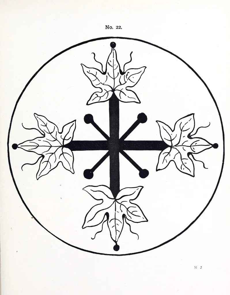 An illustration from Designs for church embroidery, 1894, leaf 95